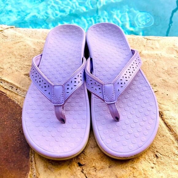 Vionic Tideperf Lavender Flip Flop Sandals 11/280mm - Picture 1 of 7